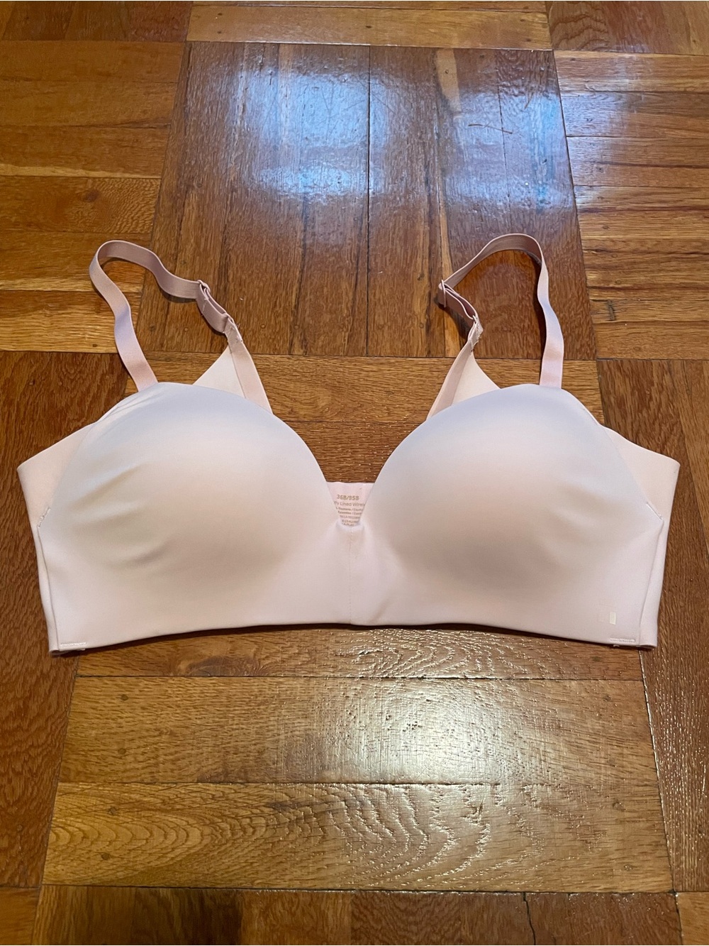 Tommy John Blush Pink Seamless T-Shirt Bra 36 B